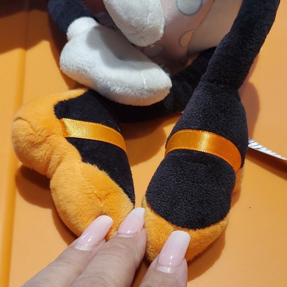 Disney Minnie Mouse Stuffed Animal - Black, Pink, Orange - Picture 9 of 9
